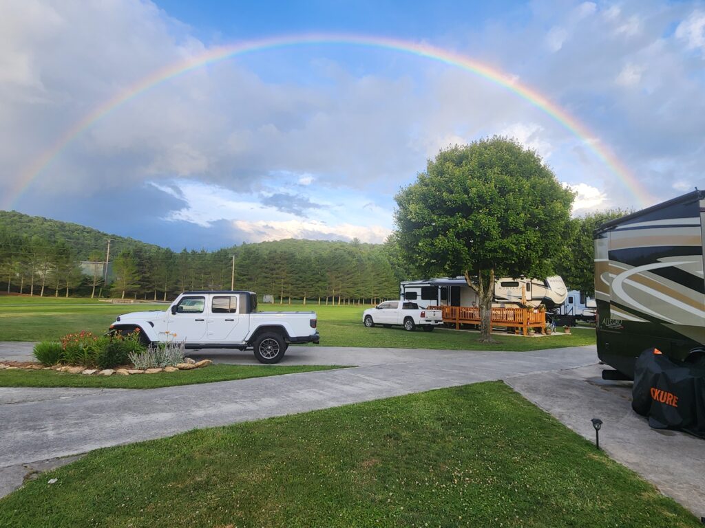 nc campground rainbow