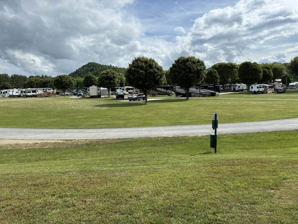 large open grass field